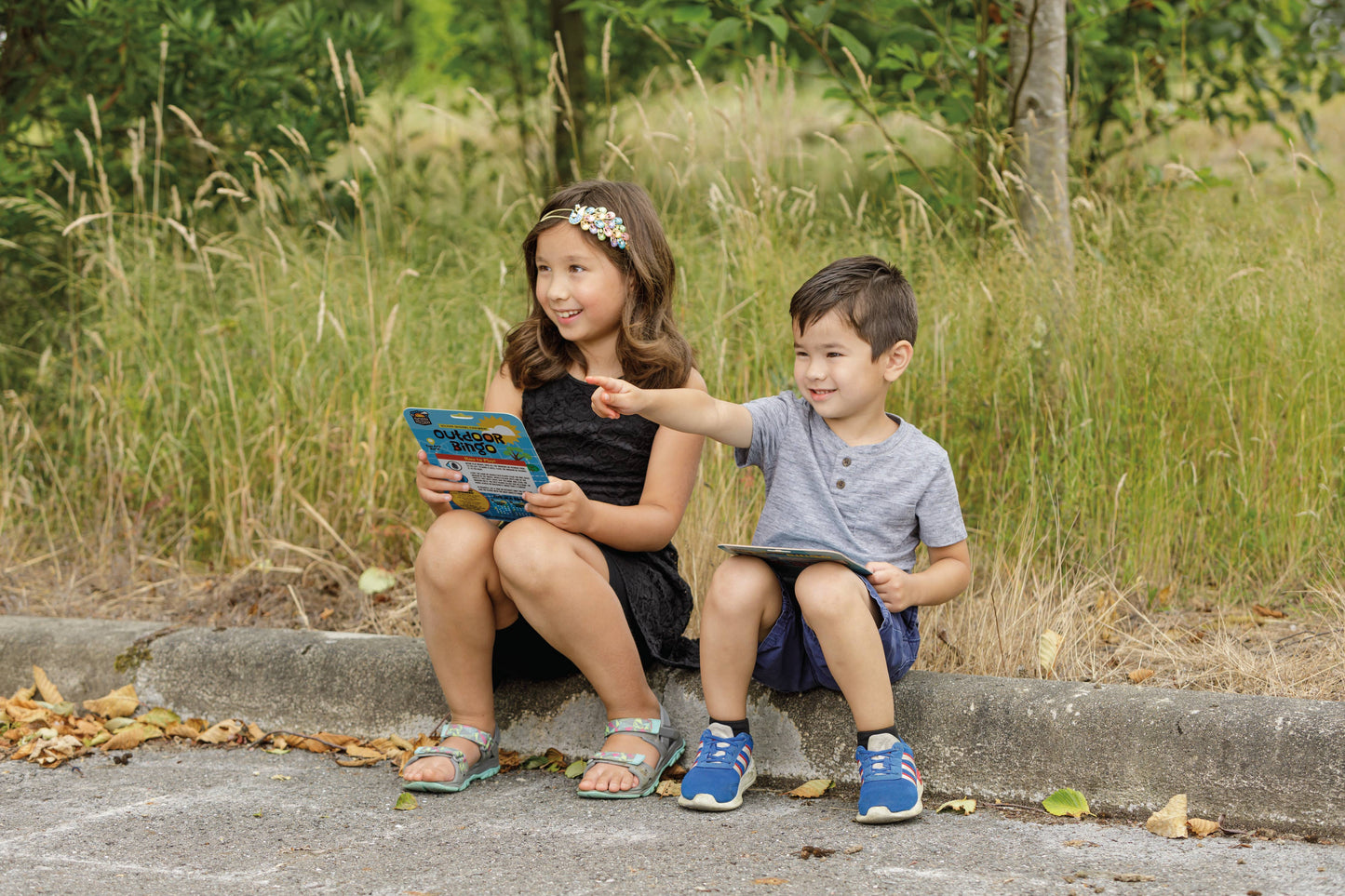 Toysmith - Outdoor Discovery Outdoor Bingo 4 Pack-Travel or Yard Game