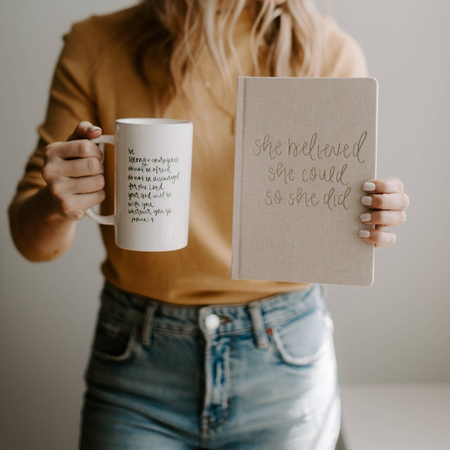 Be Strong and Courageous Coffee Mug - Gifts & Home Decor