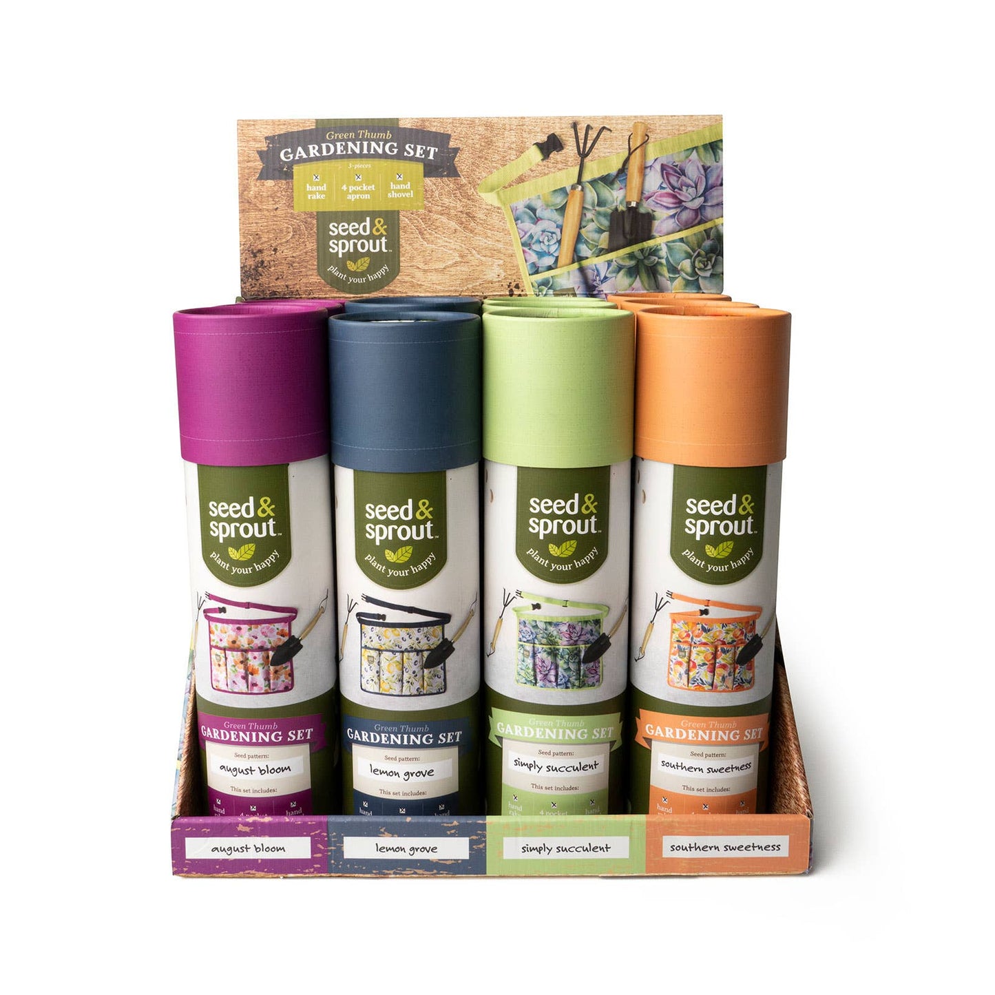 DM Merchandising - Seed & Sprout 3-Piece Gardening Set Assortment