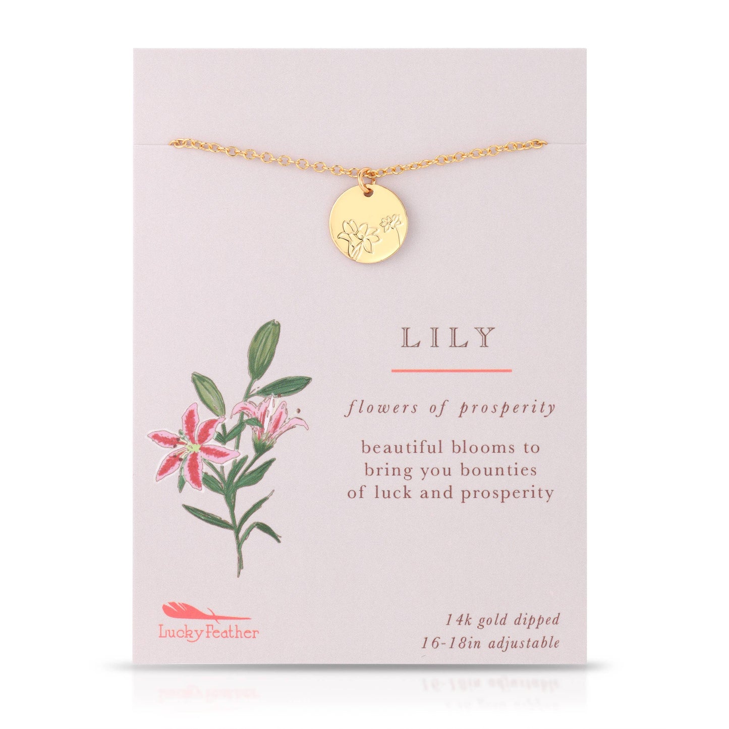 Lucky Feather - Botanical Necklace BUNDLE (6 qty 4pks/24 pc) + display
