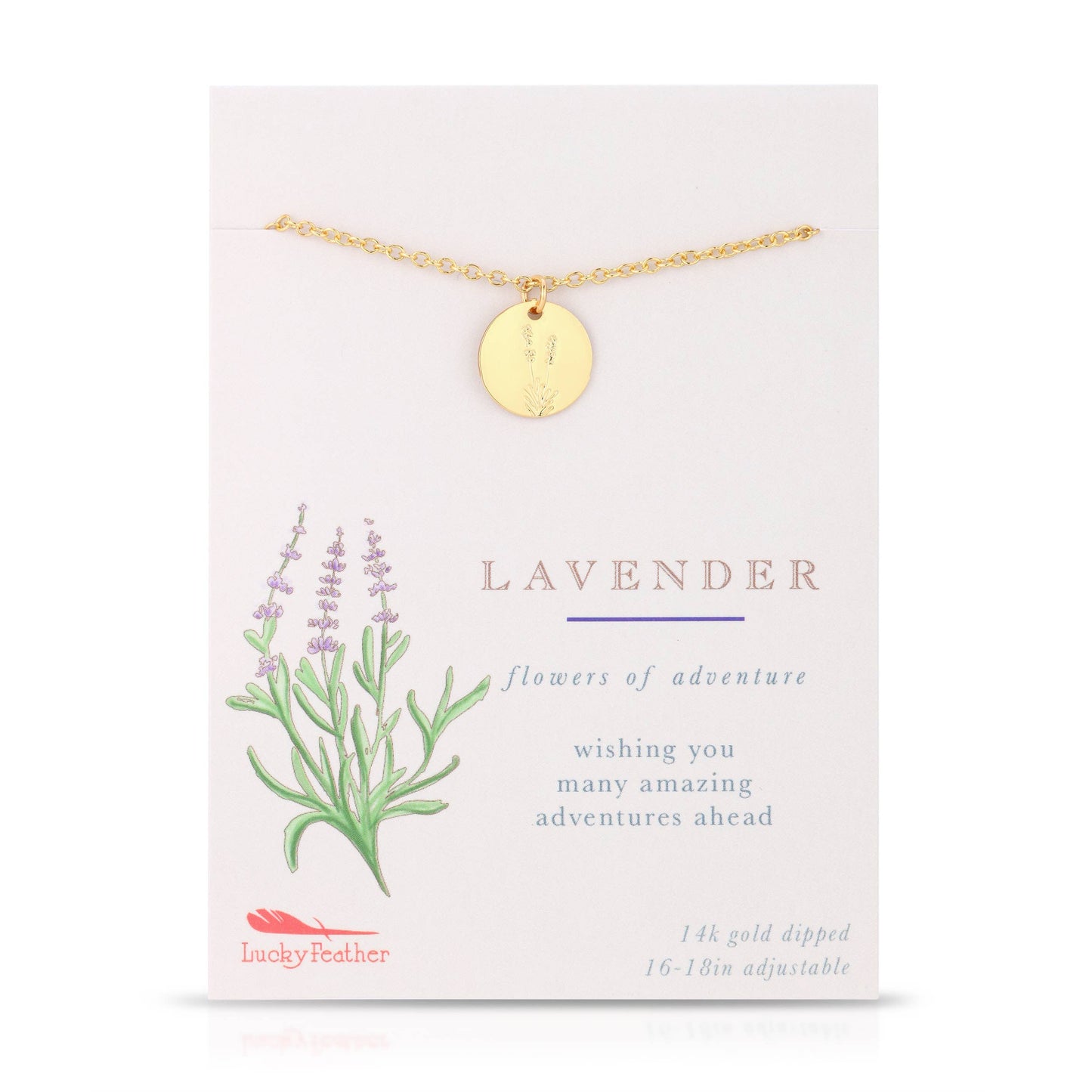 Lucky Feather - Botanical Necklace BUNDLE (6 qty 4pks/24 pc) + display
