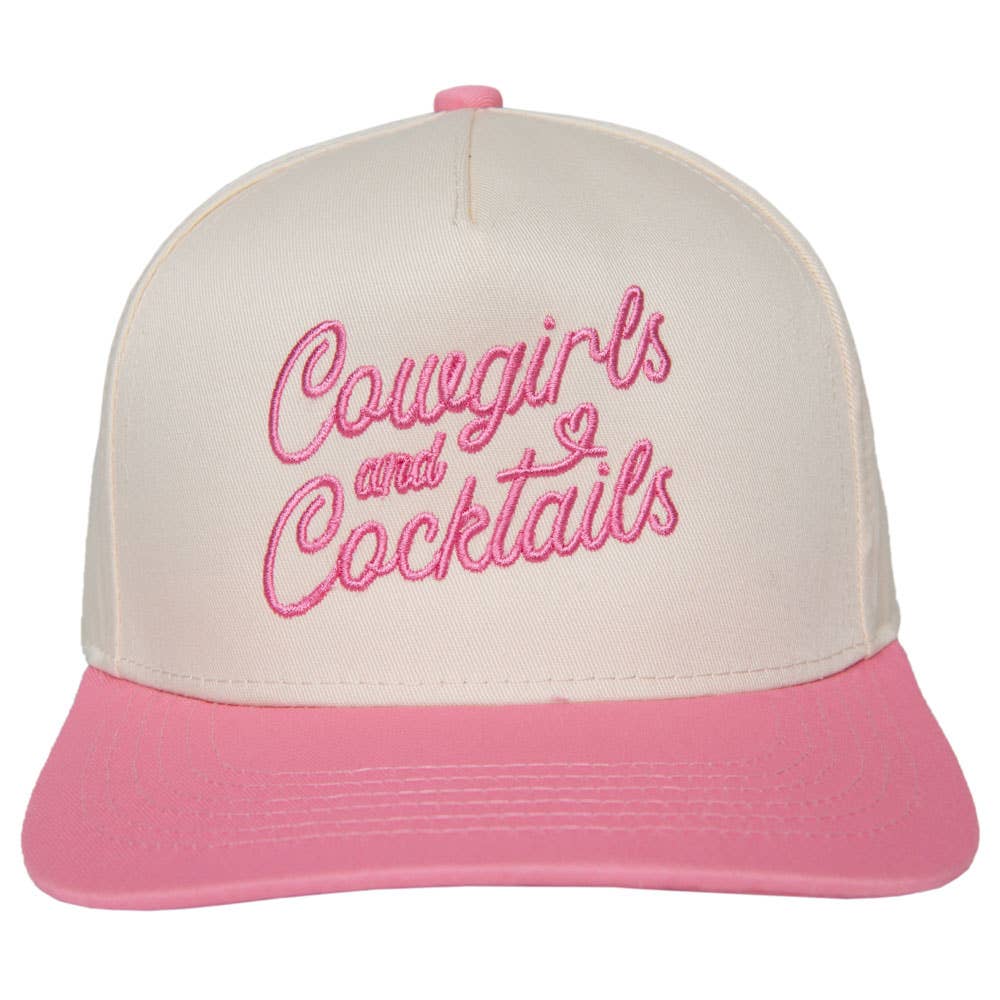 Katydid - Cowgirls and Cocktails Two-Toned Wholesale Vintage Hat: Red and White