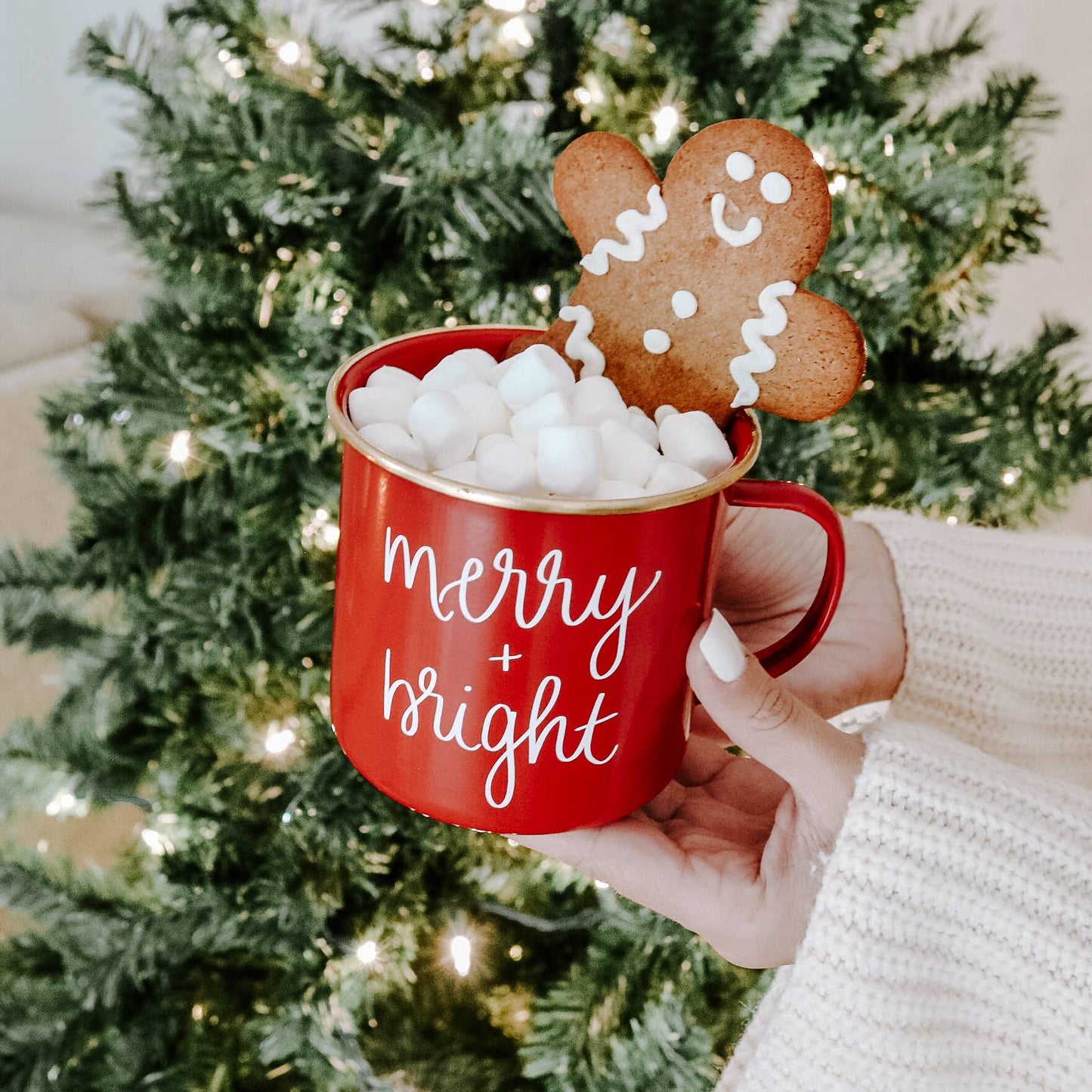 Merry and Bright Coffee Mug - Christmas Home Decor & Gifts