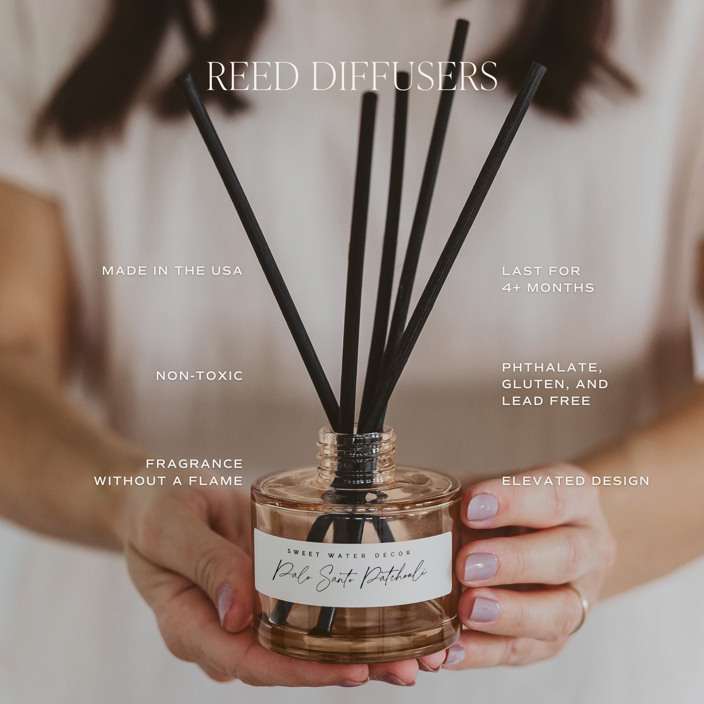 Sweet Water Decor - Wildflowers and Salt Reed Diffuser - Home Decor & Gifts