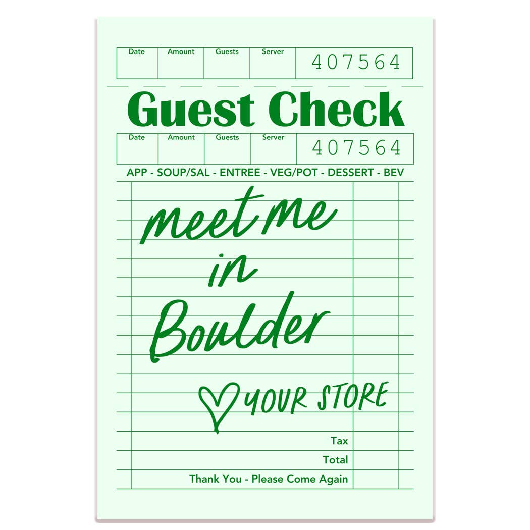 Mugsby - Personalized City Guest Check Sticker Decal, Custom Sticker: White on Pink