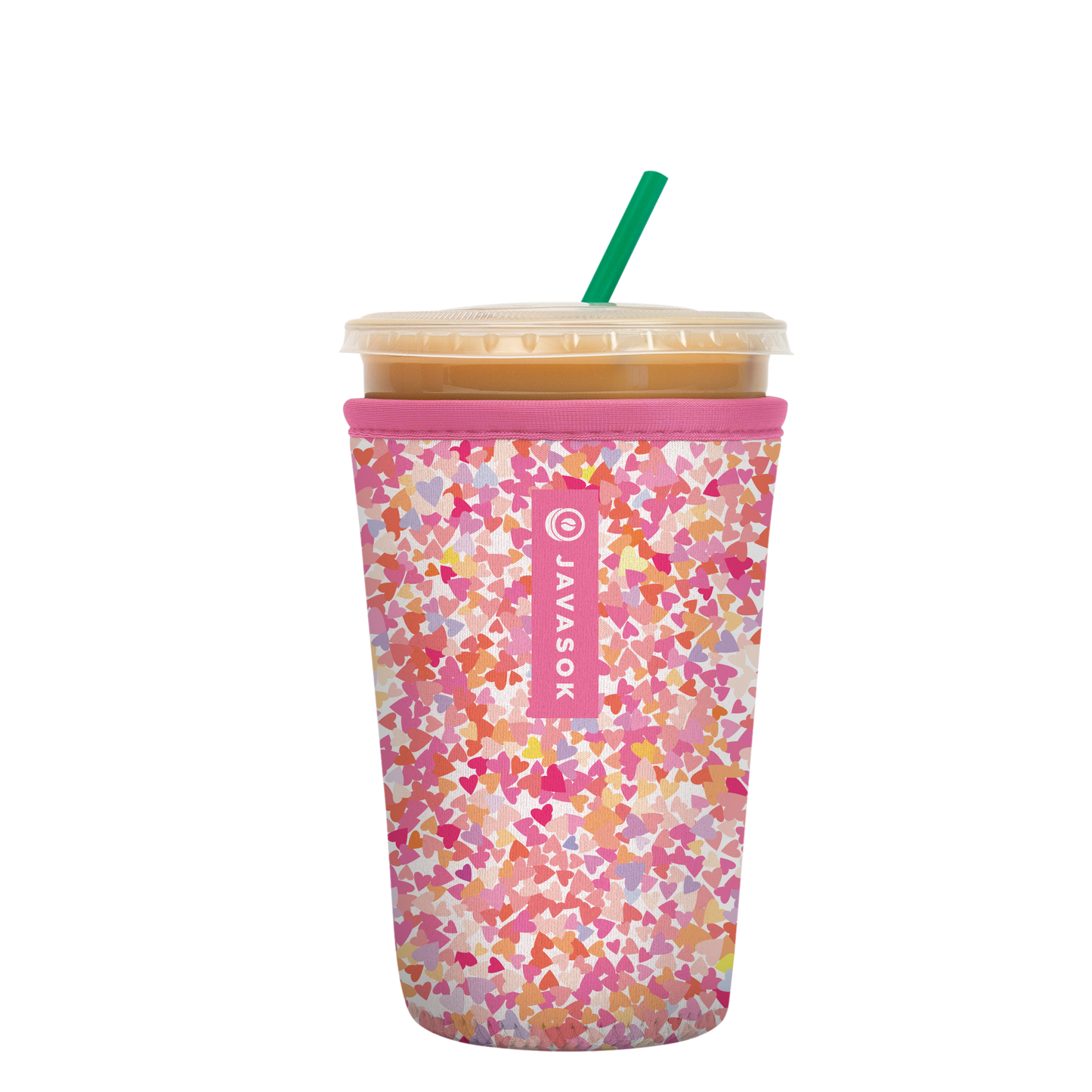 Sok-It - JavaSok - Floral Hearts: Medium 22-28oz