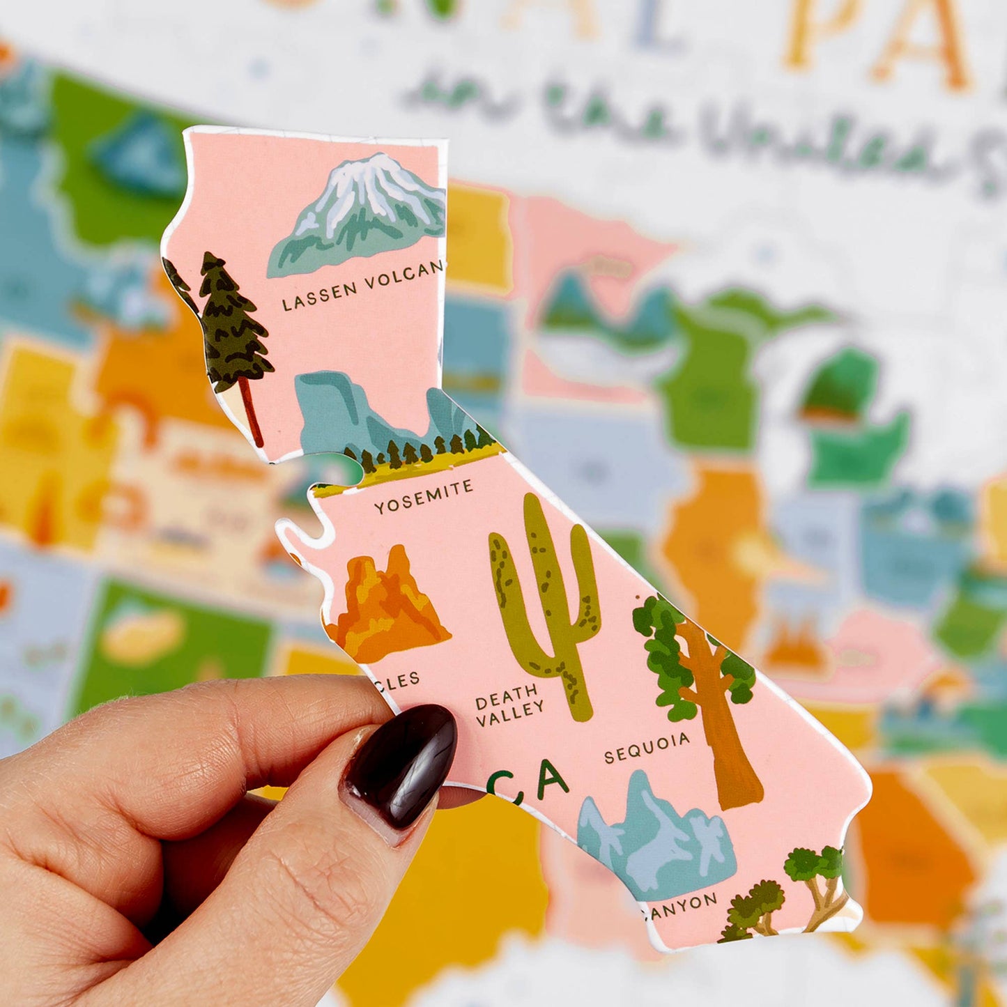 Pippi Post - National Parks in the US - 110 Piece Jigsaw Puzzle