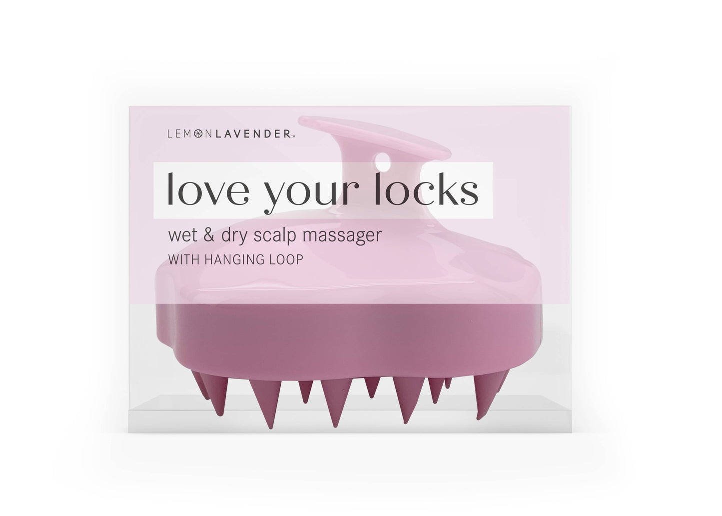 DM Merchandising - Lemon Lavender Love your Locks Wet & Dry Scalp Massager