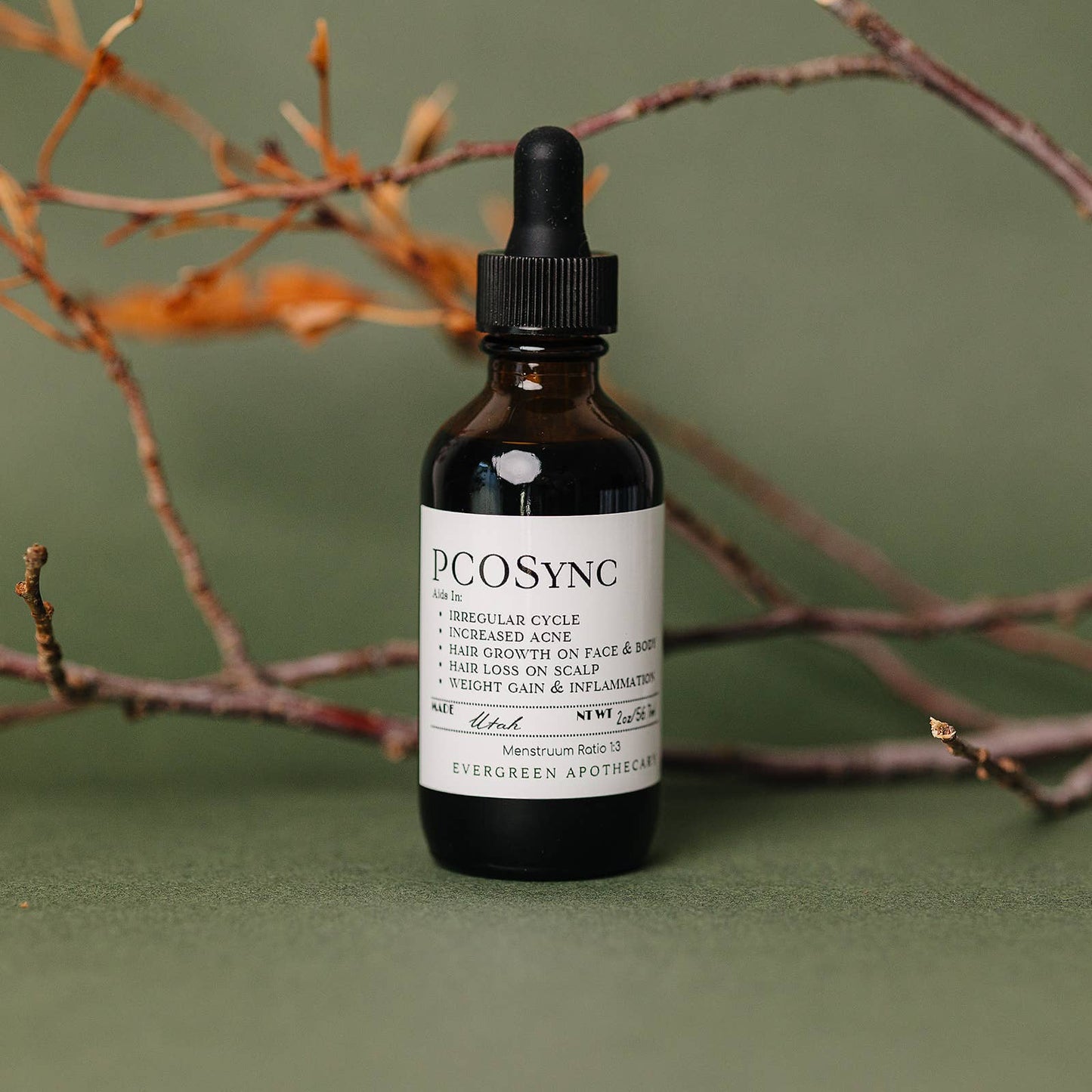 Evergreen Apothecary - PCOSync Tincture, 2oz