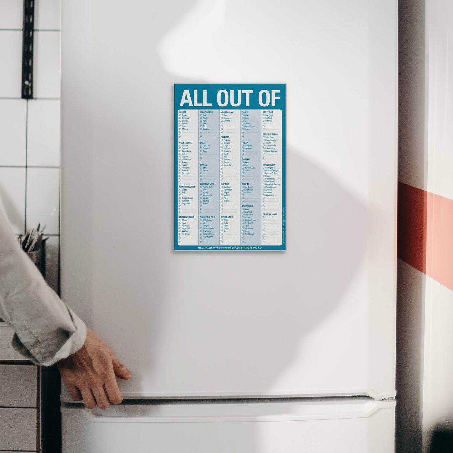 Knock Knock - All Out Of Pad® with Magnet (Blue / Original)