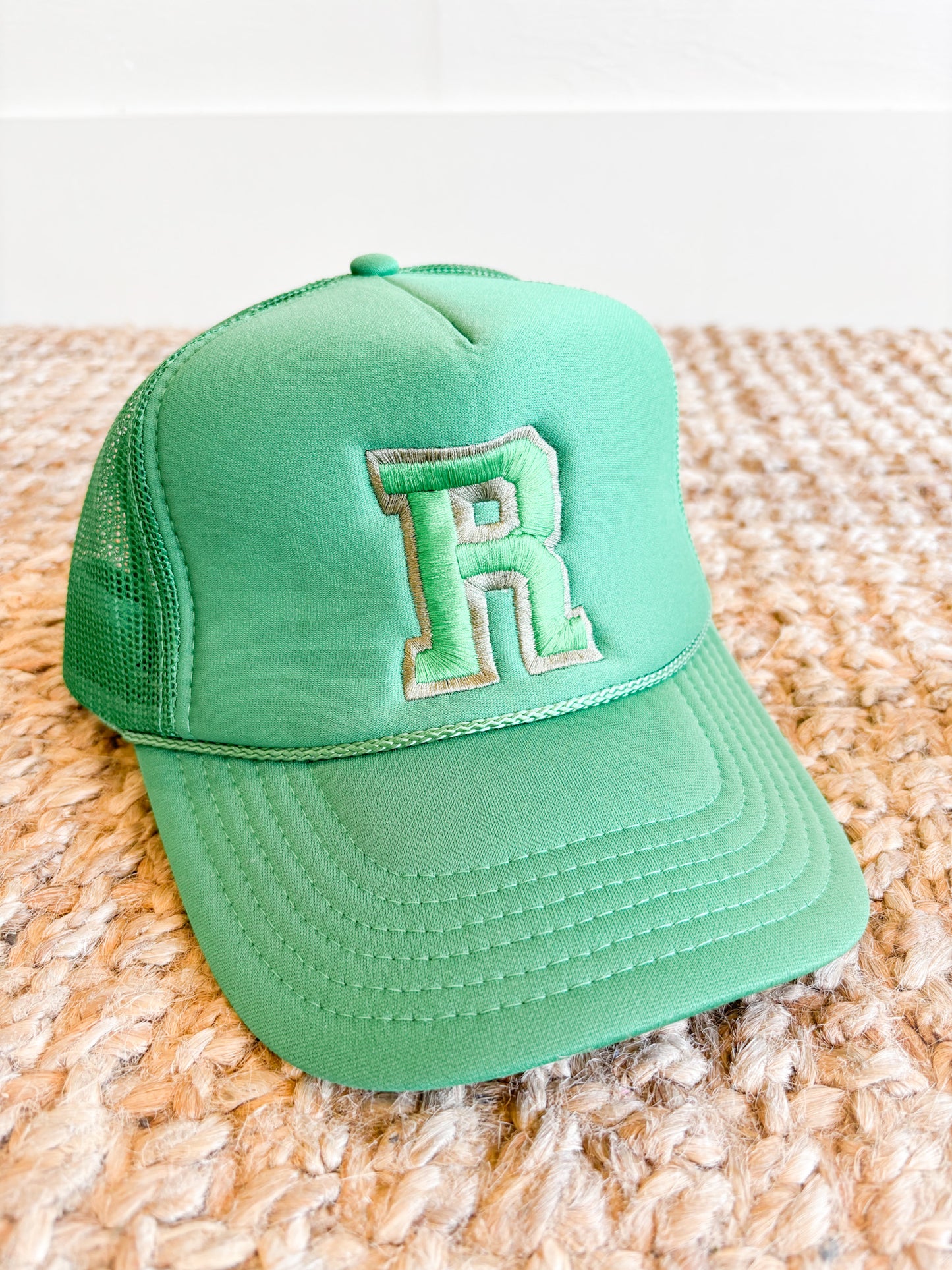 Block R Rattan Trucker Hat