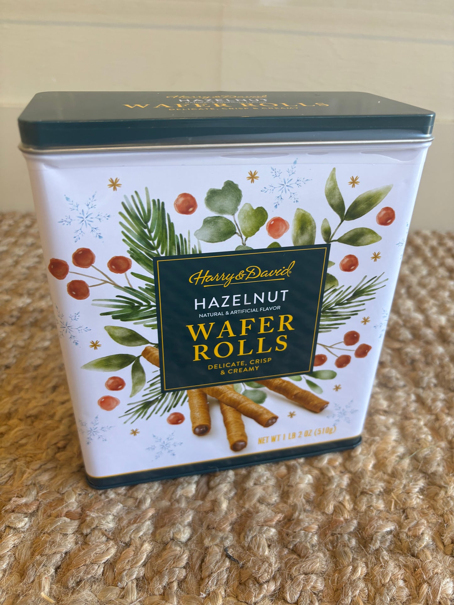 Hazelnut Wafer Rolls