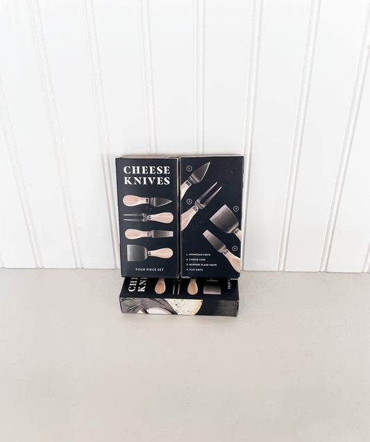 4-Piece Cheese Knife Set