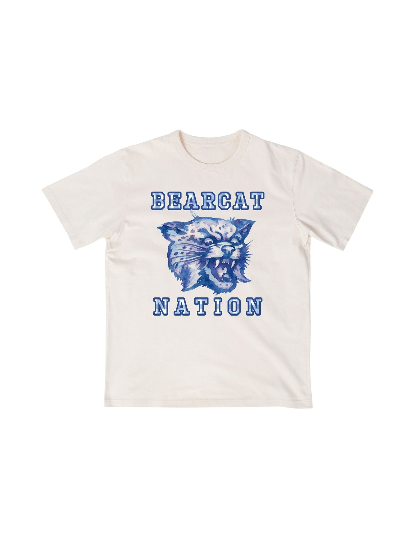 PRE-SALE!!! Watercolor and Plaid Bearcat Nation Tee