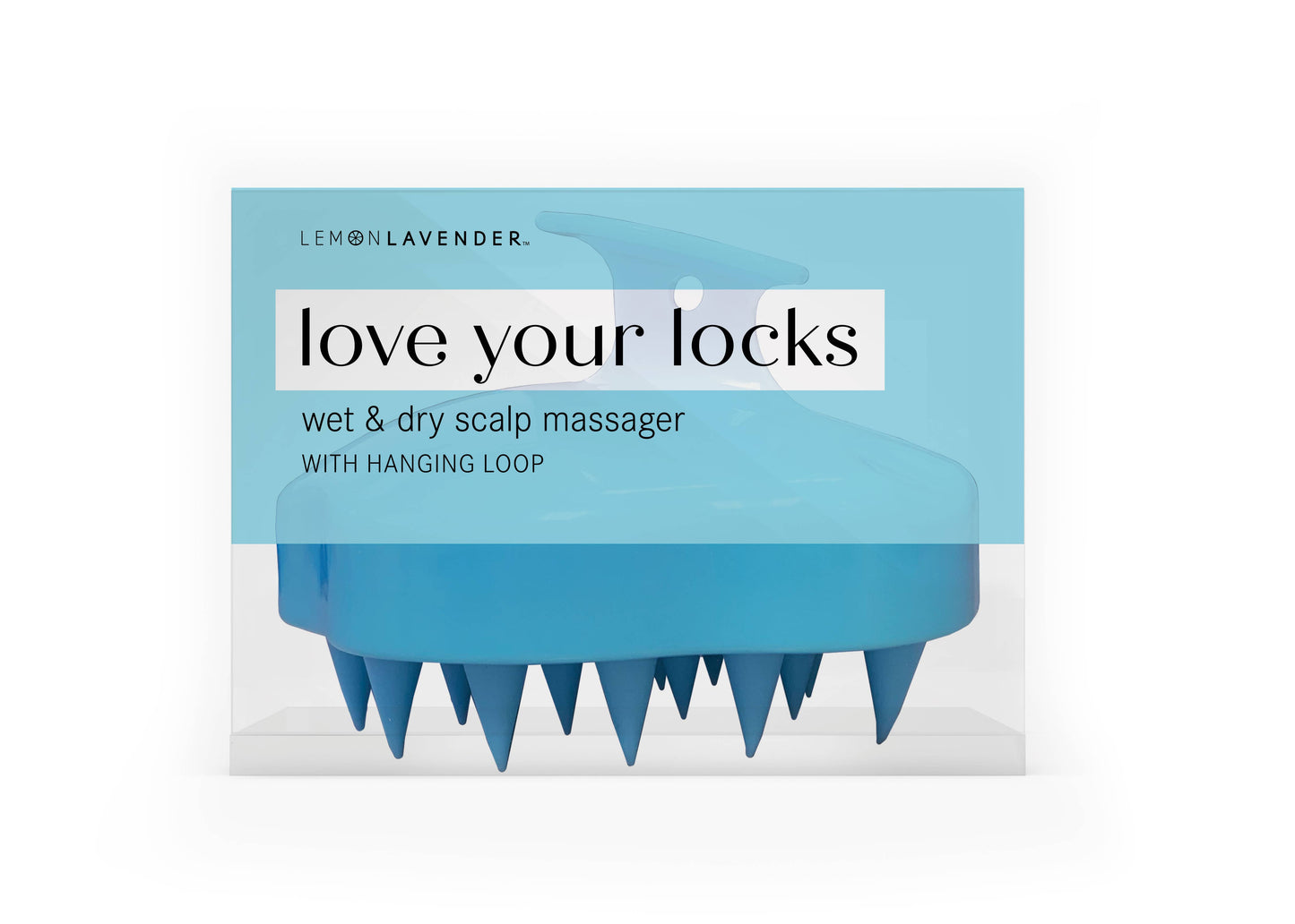 DM Merchandising - Lemon Lavender Love your Locks Wet & Dry Scalp Massager