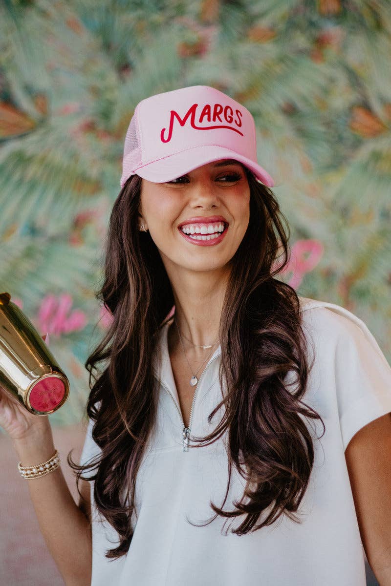 Katydid - Margs Foam Trucker Cap: Light Pink