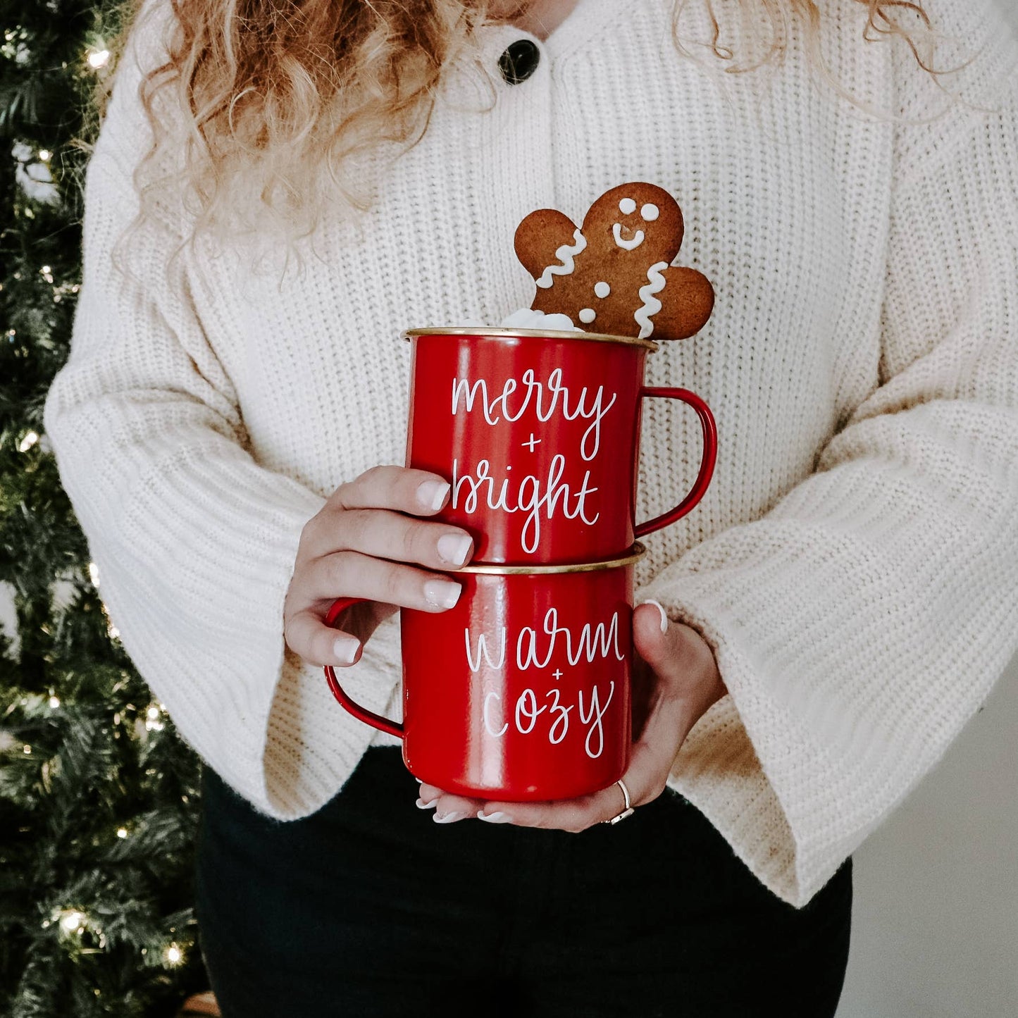 Merry and Bright Coffee Mug - Christmas Home Decor & Gifts