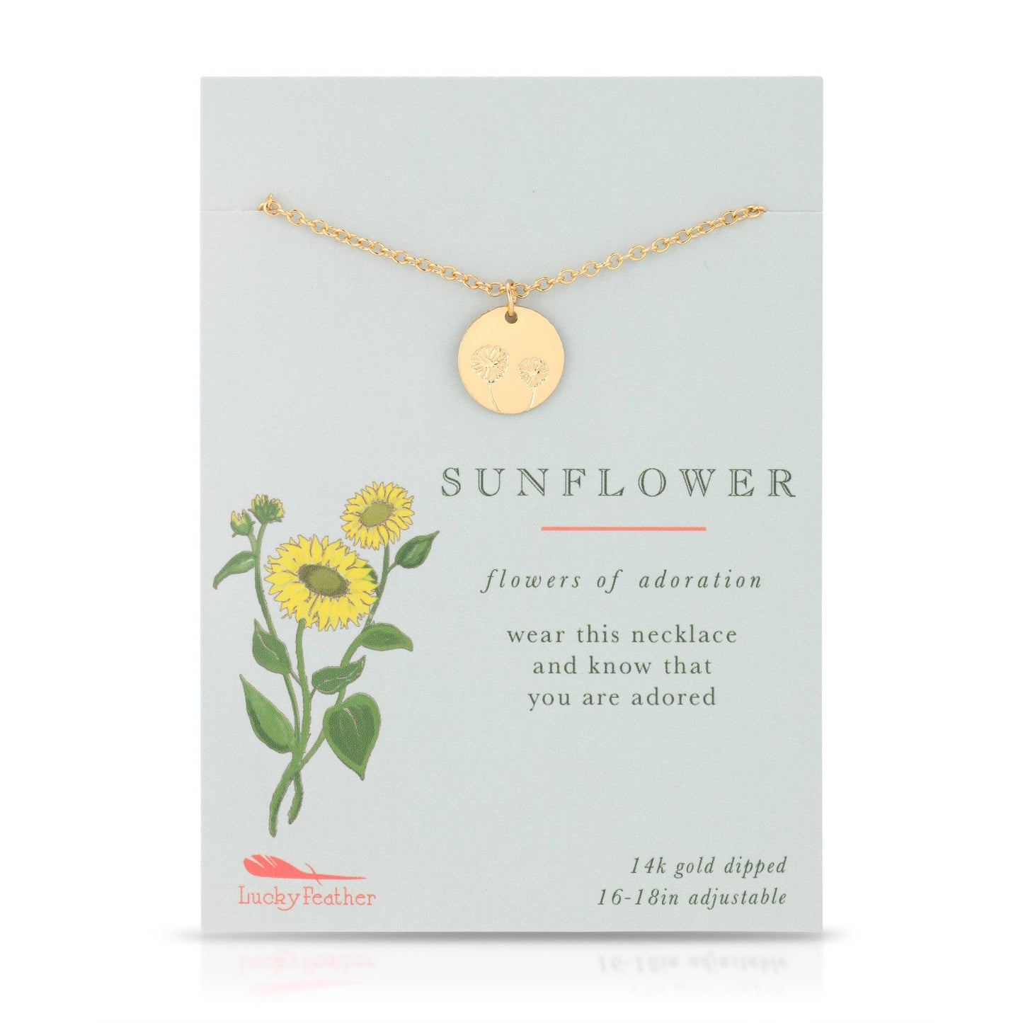 Lucky Feather - Botanical Necklace BUNDLE (6 qty 4pks/24 pc) + display