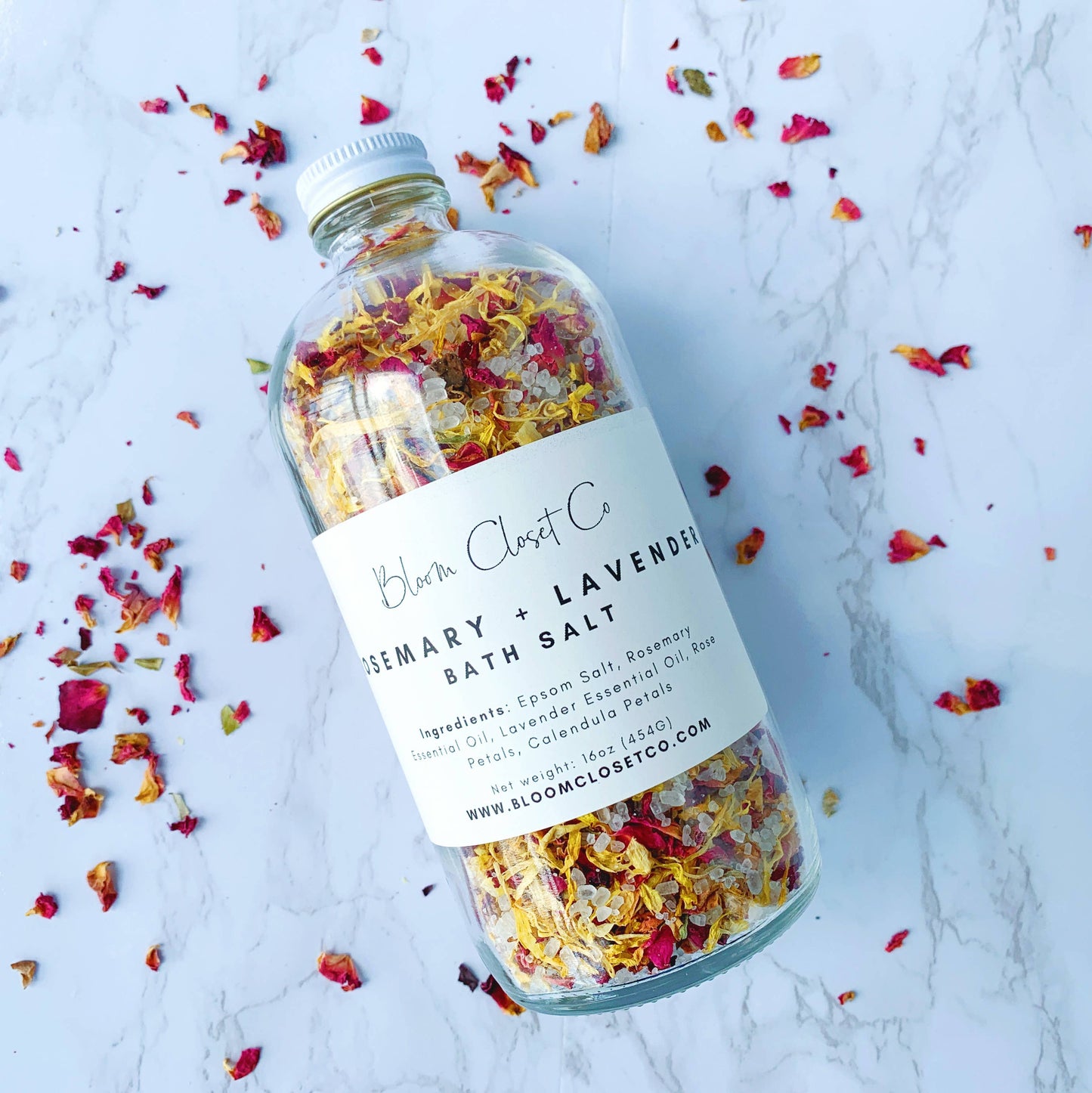 Bloom Closet Co - 16oz Large Bath Salts: Assorted Scents