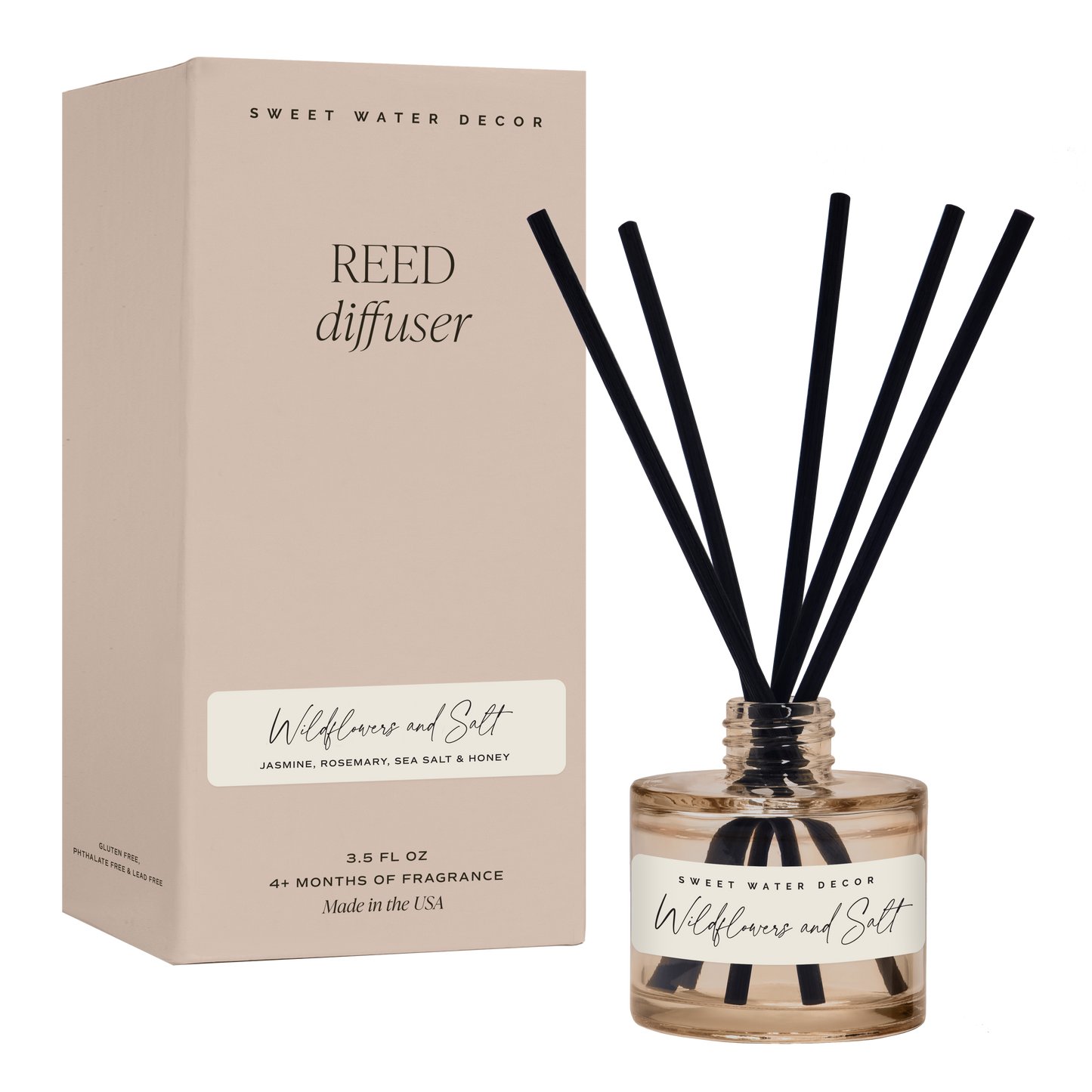 Sweet Water Decor - Wildflowers and Salt Reed Diffuser - Home Decor & Gifts
