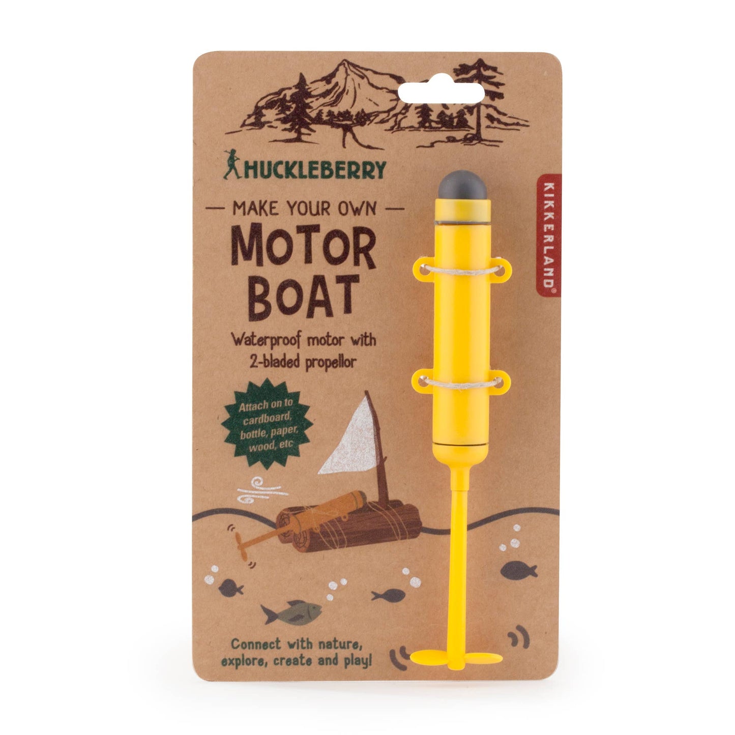 Kikkerland Design Inc - Huckleberry Make Your Own Motor Boat