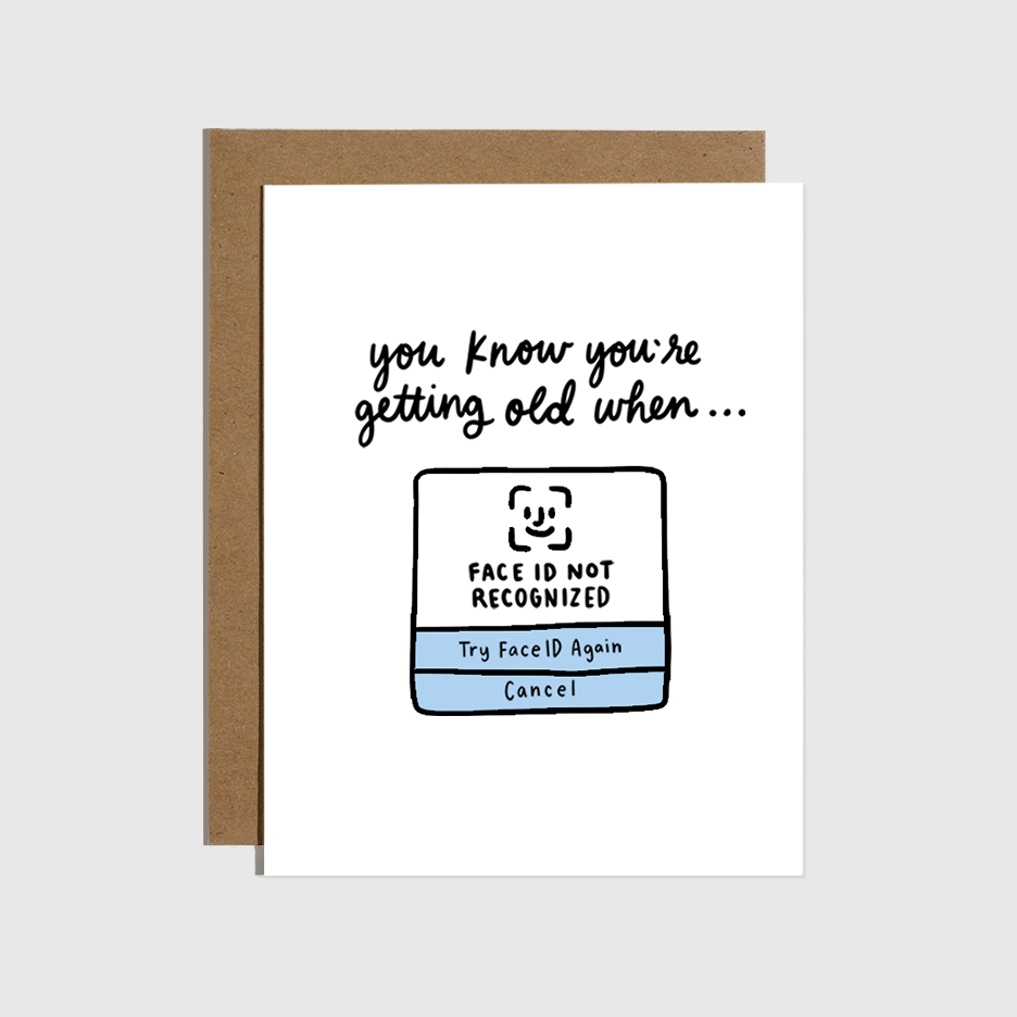 Brittany Paige - Face ID Birthday Card