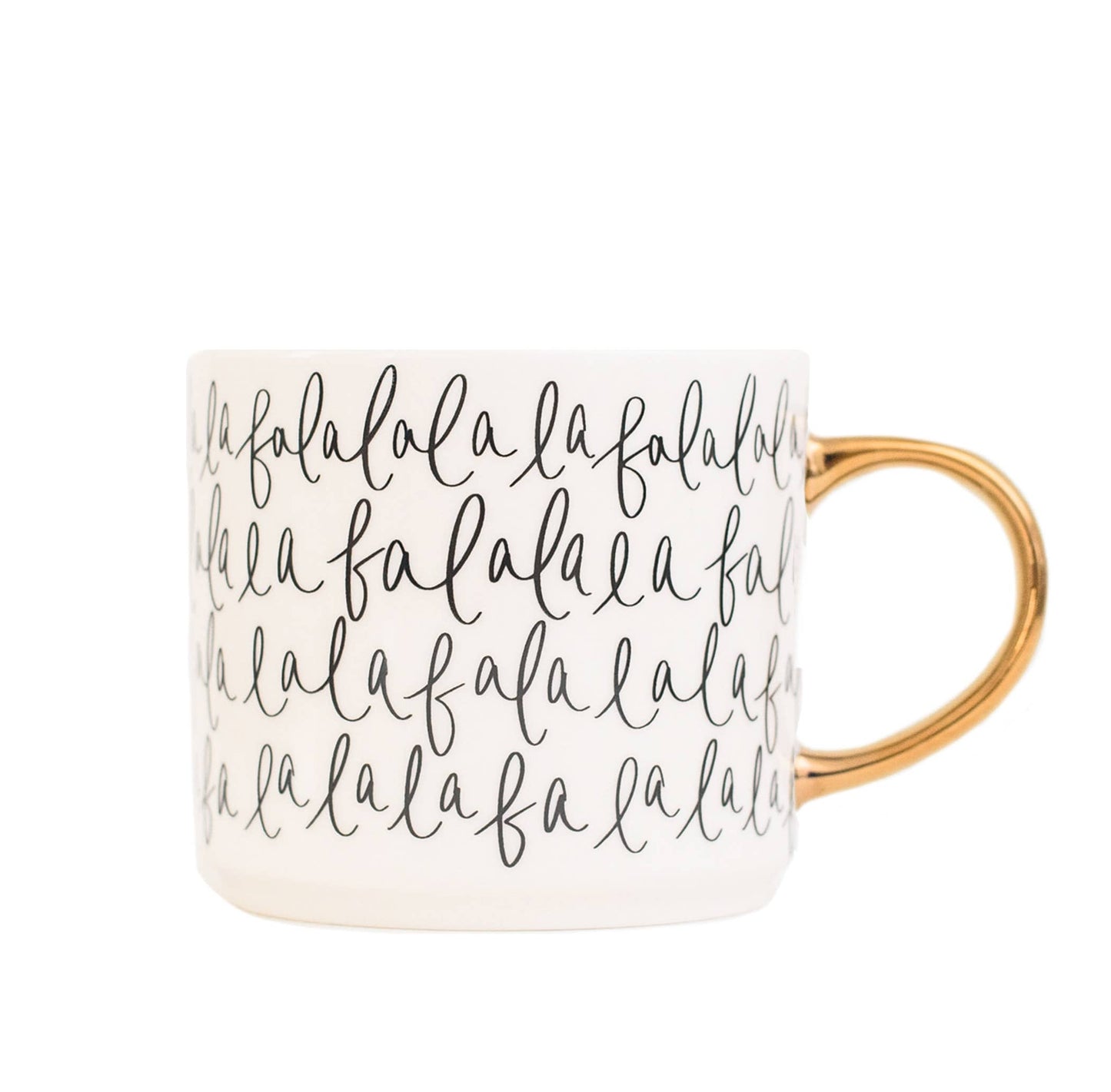 Fa La La Gold Tile Coffee Mug - Home Decor & Gifts