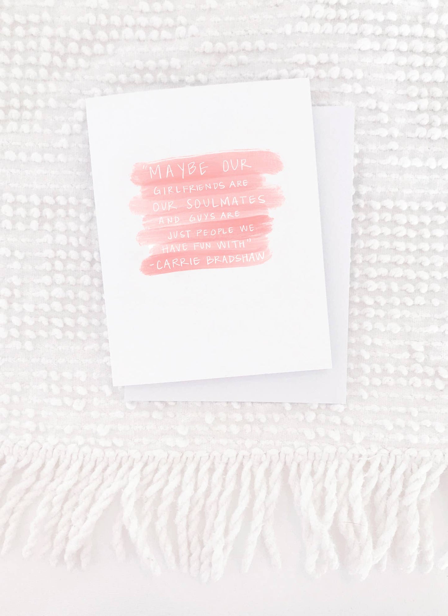 Maddon and Co - Carrie Bradshaw Card