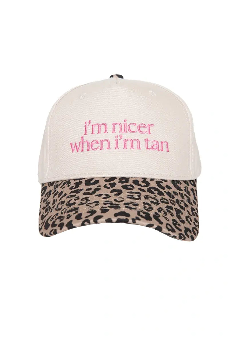 Katydid - Presale I'm Nicer When I'm Tan Two-Toned Vintage Hats: Pink and Light Pink Stripe