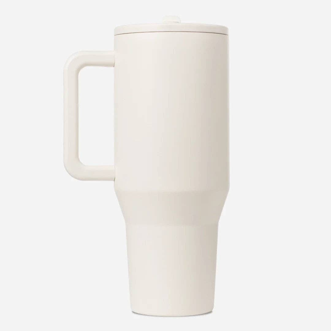 HydroJug - Cream HydroJug 40 oz Traveler Tumbler
