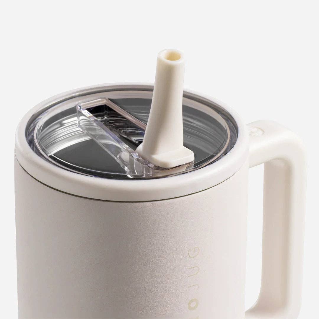 HydroJug - Cream HydroJug 40 oz Traveler Tumbler