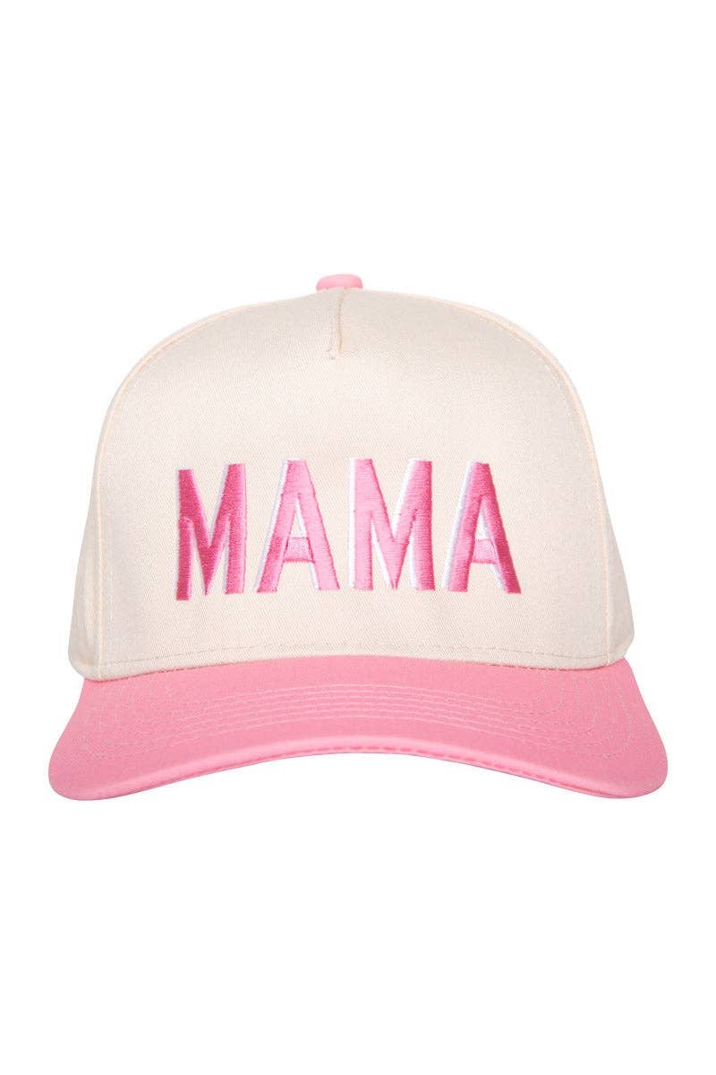 Katydid - MAMA Two-Toned Vintage Hat: Pink and Tan