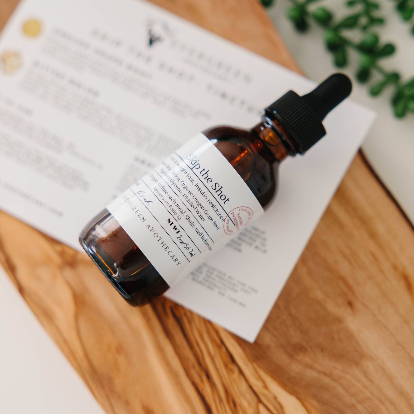 Evergreen Apothecary - Skip the Shot (with Berberine) Herbal Tincture