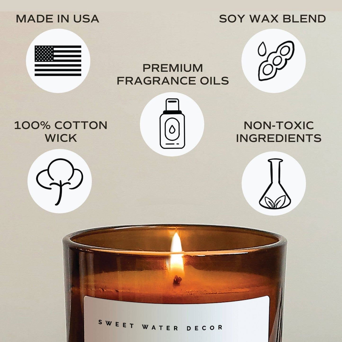 Sweet Water Decor - Cozy Season 11 oz Soy Candle - Fall Home Decor & Gifts