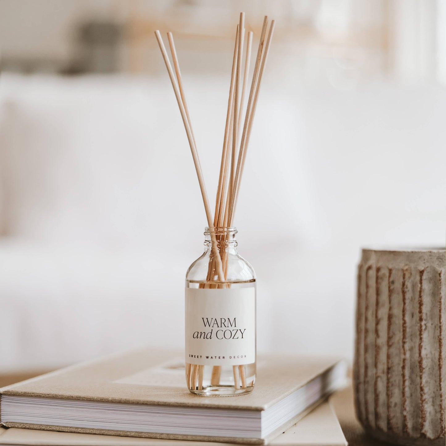 Sweet Water Decor - Warm and Cozy Reed Diffuser - Christmas Decor & Gifts