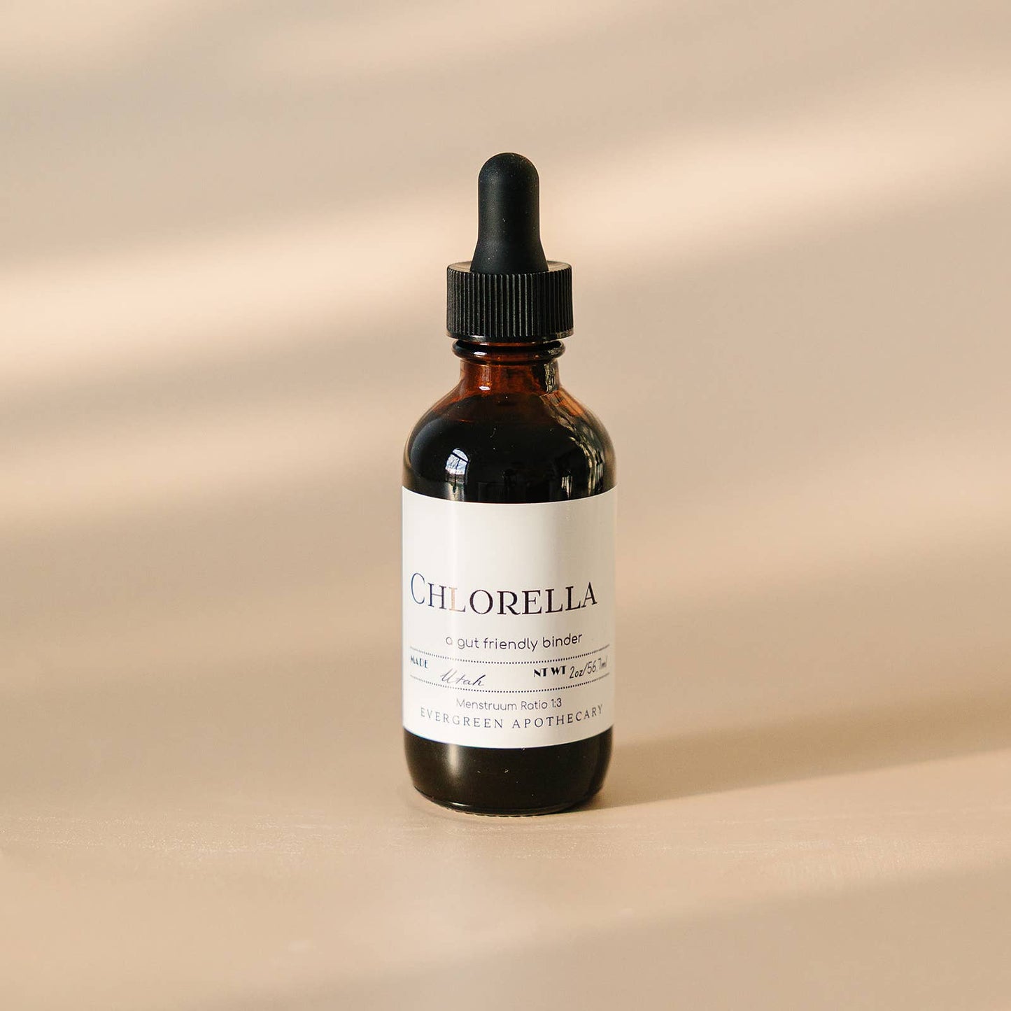 Evergreen Apothecary - Chlorella, gut friendly binder - tincture