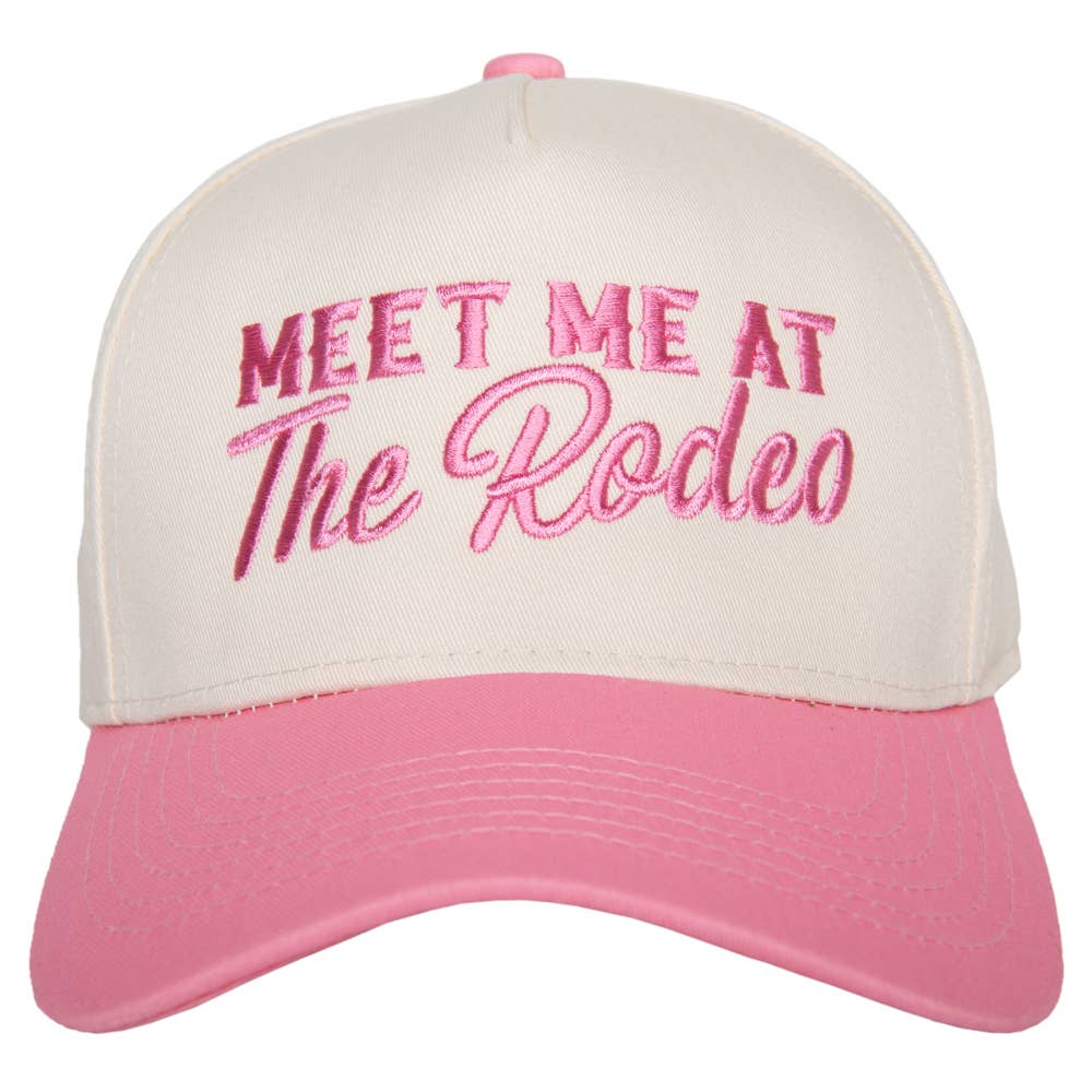 Katydid - Meet Me at the Rodeo Wholesale Two-Toned Vintage Hat: Blue and White