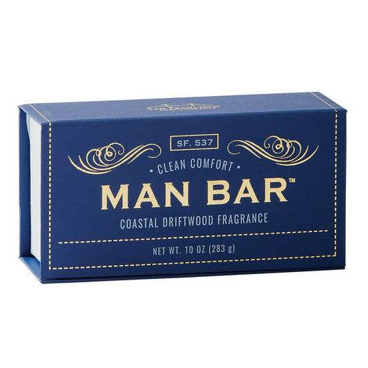 San Francisco Soap / Man Bar Soap - Coastal Driftwood Man Bar