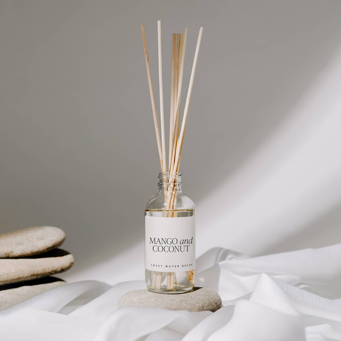 Sweet Water Decor - Mango and Coconut Reed Diffuser - Summer Decor & Gifts