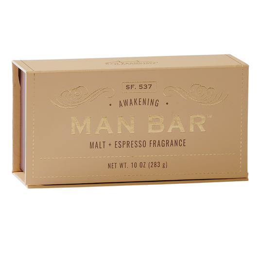 San Francisco Soap / Man Bar Soap - Malt & Espresso 10oz Man Bar