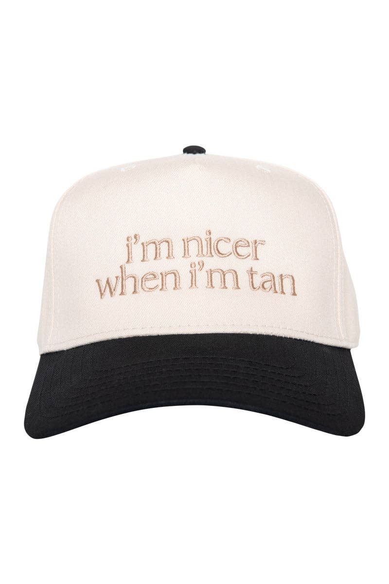 Katydid - Presale I'm Nicer When I'm Tan Two-Toned Vintage Hats: Leopard and Tan