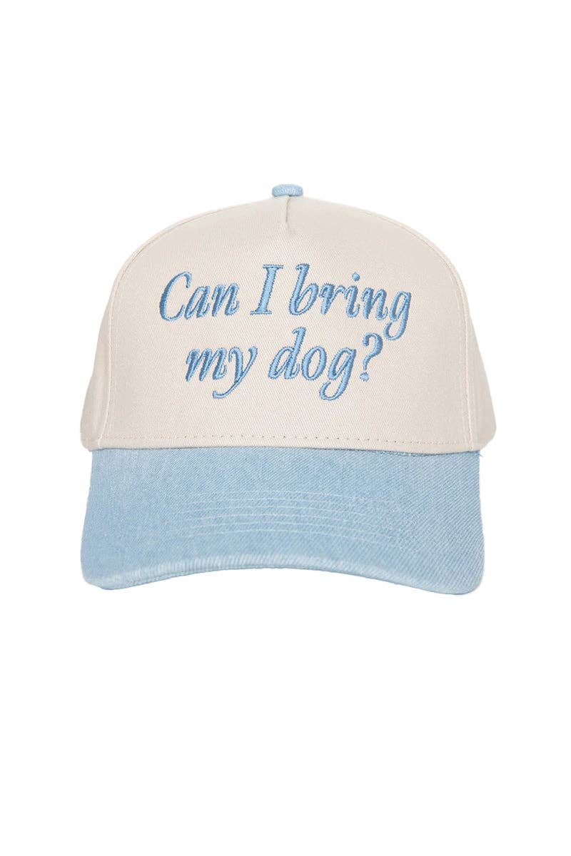 Katydid - Presale Can I Bring My Dog? Two-Toned Trucker Hats: Camo and Tan