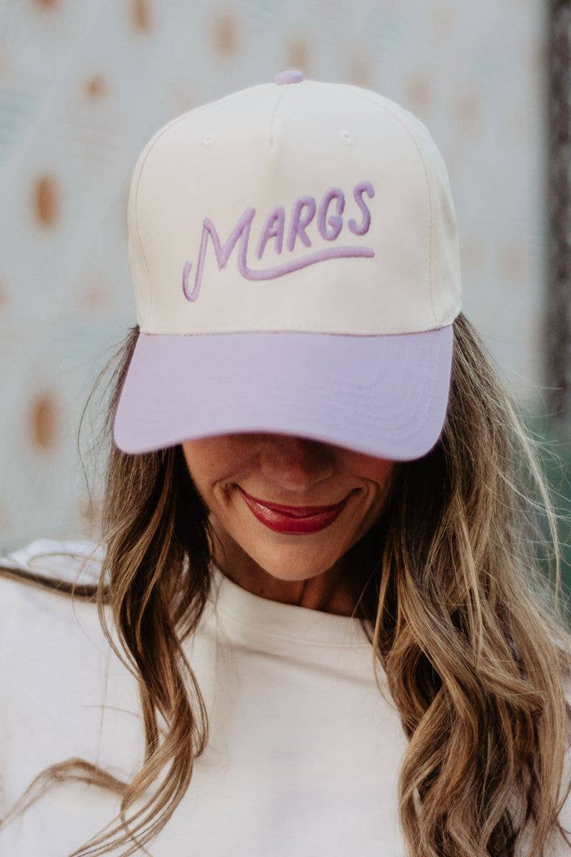 Katydid - Margs Two-Toned Vintage Baseball Hat: Dark Green and Tan