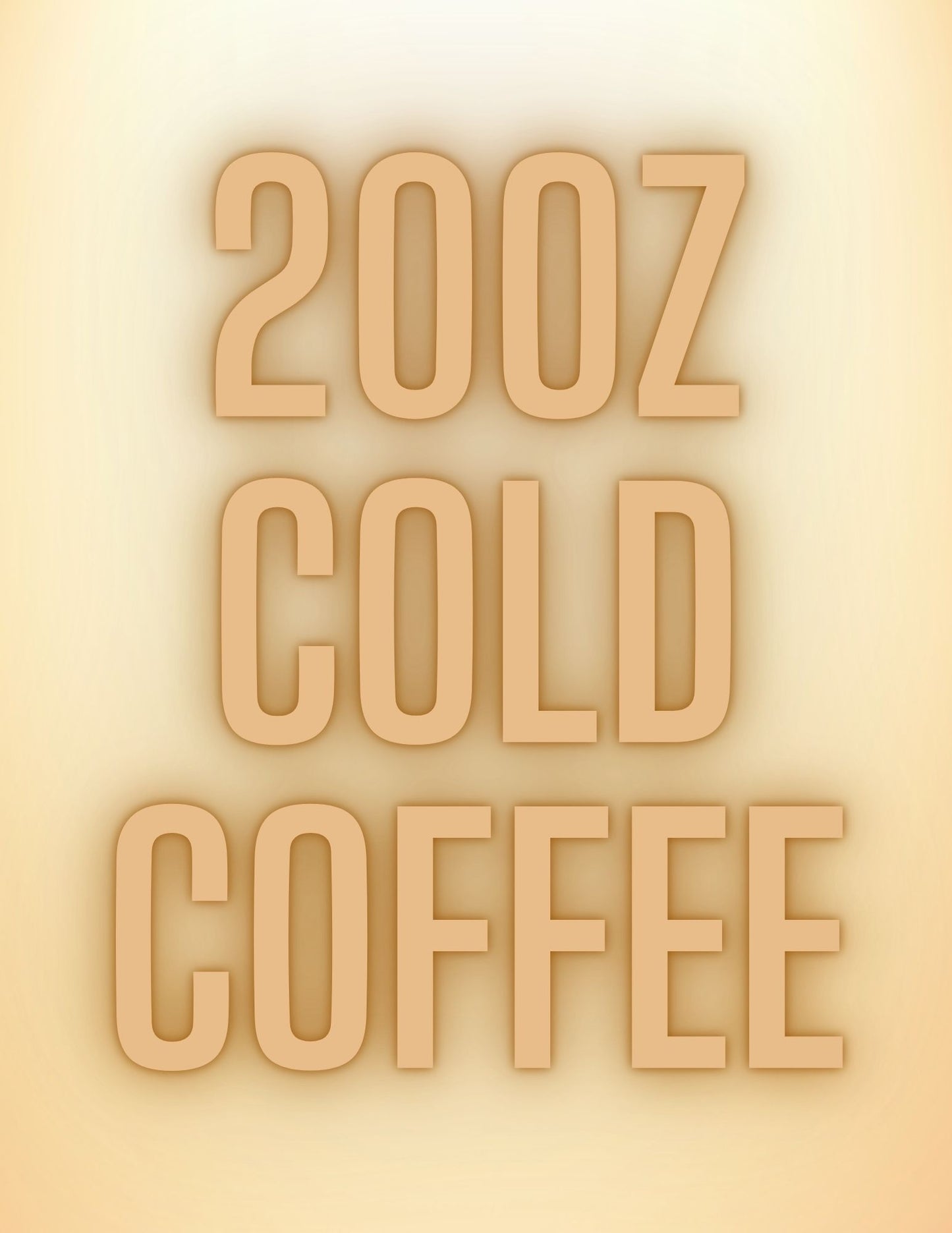 20oz Cold Brew Coffee