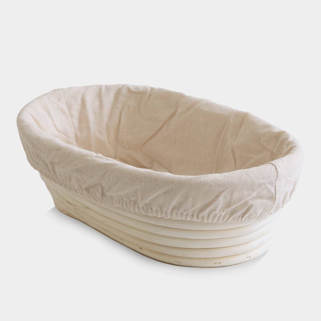 Breadtopia - Oval Proofing Basket and Liner