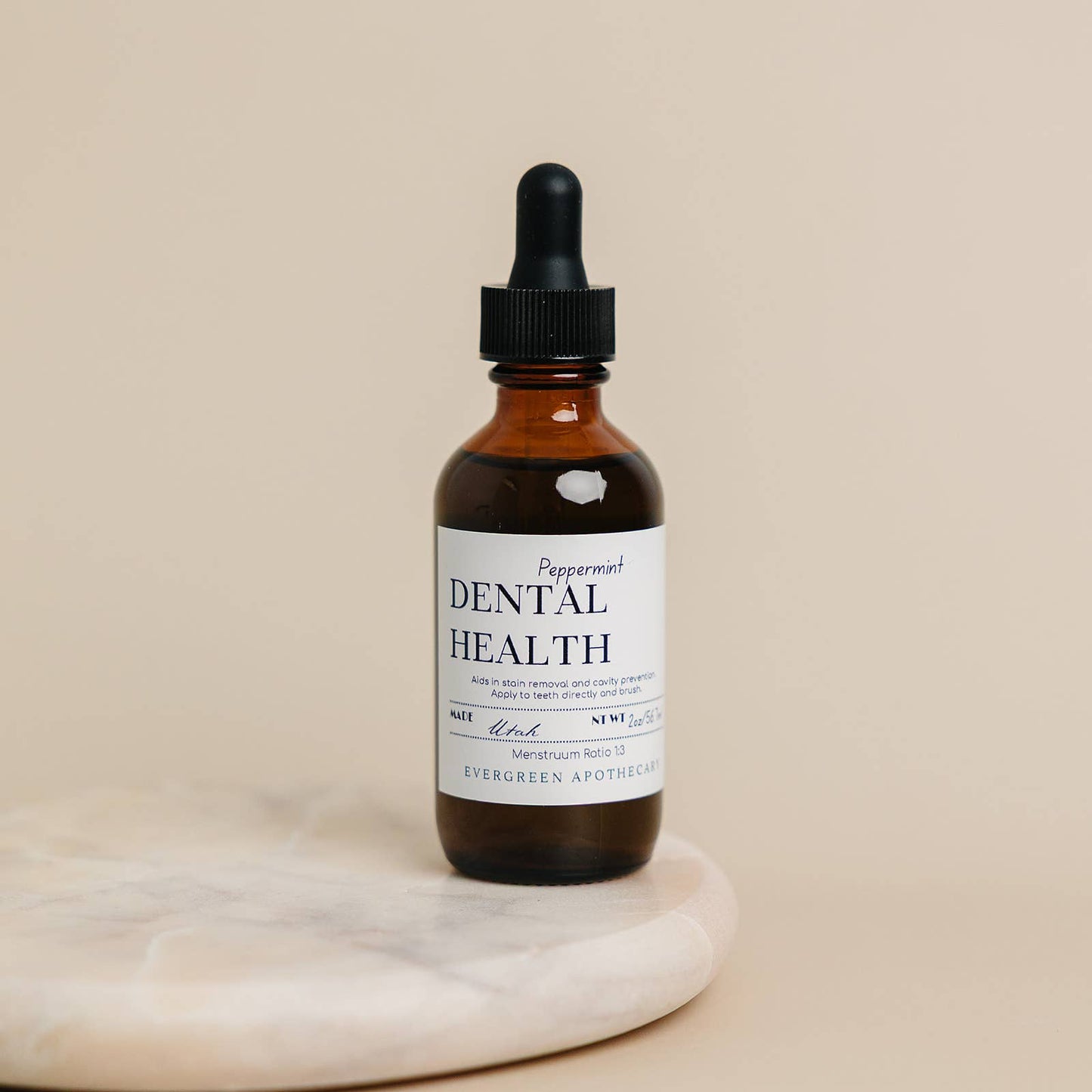 Evergreen Apothecary - Dental Health - Oil Brushing, Peppermint