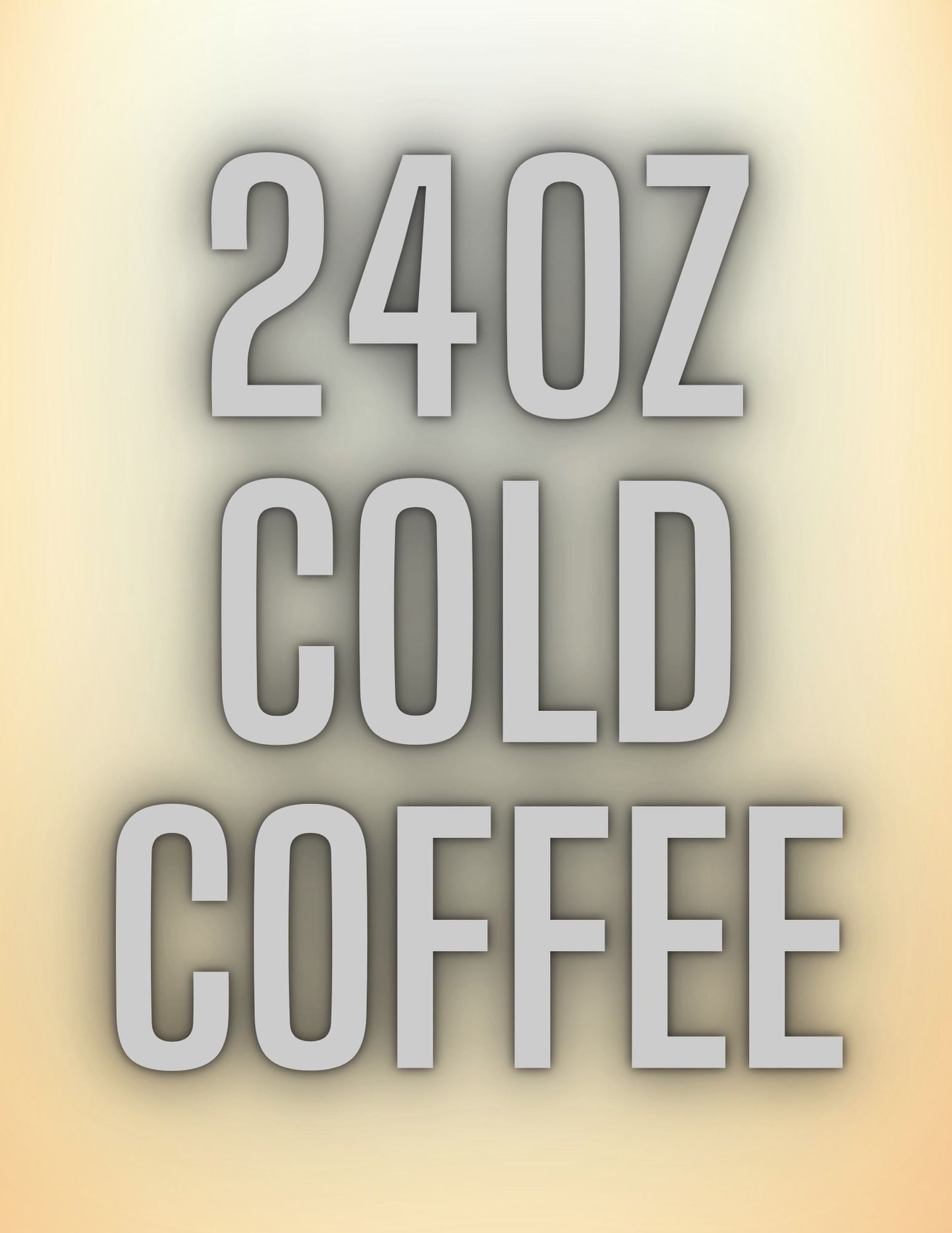 24 oz Cold Brew Coffee