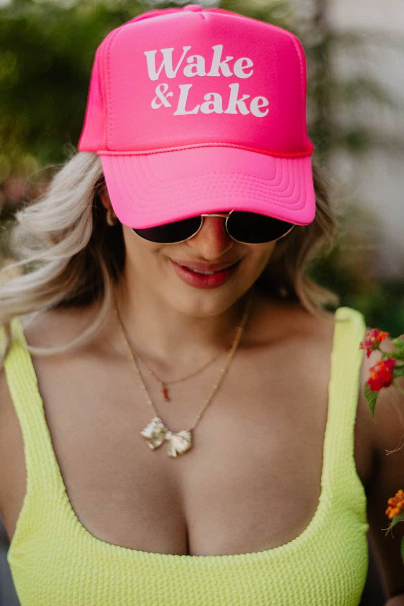 Katydid - Wake & Lake Wholesale Foam Trucker Cap: Cobalt Blue