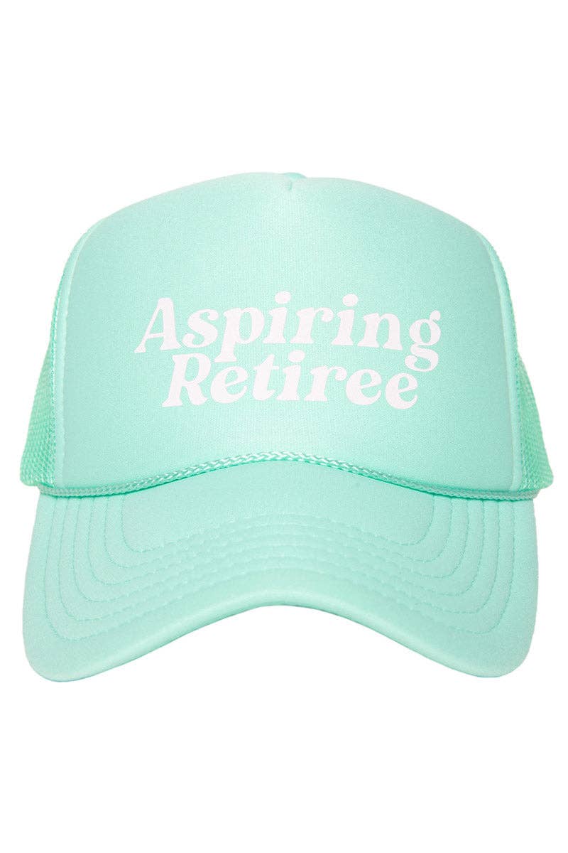 Katydid - Aspiring Retiree Foam Trucker Hat: Hot Pink