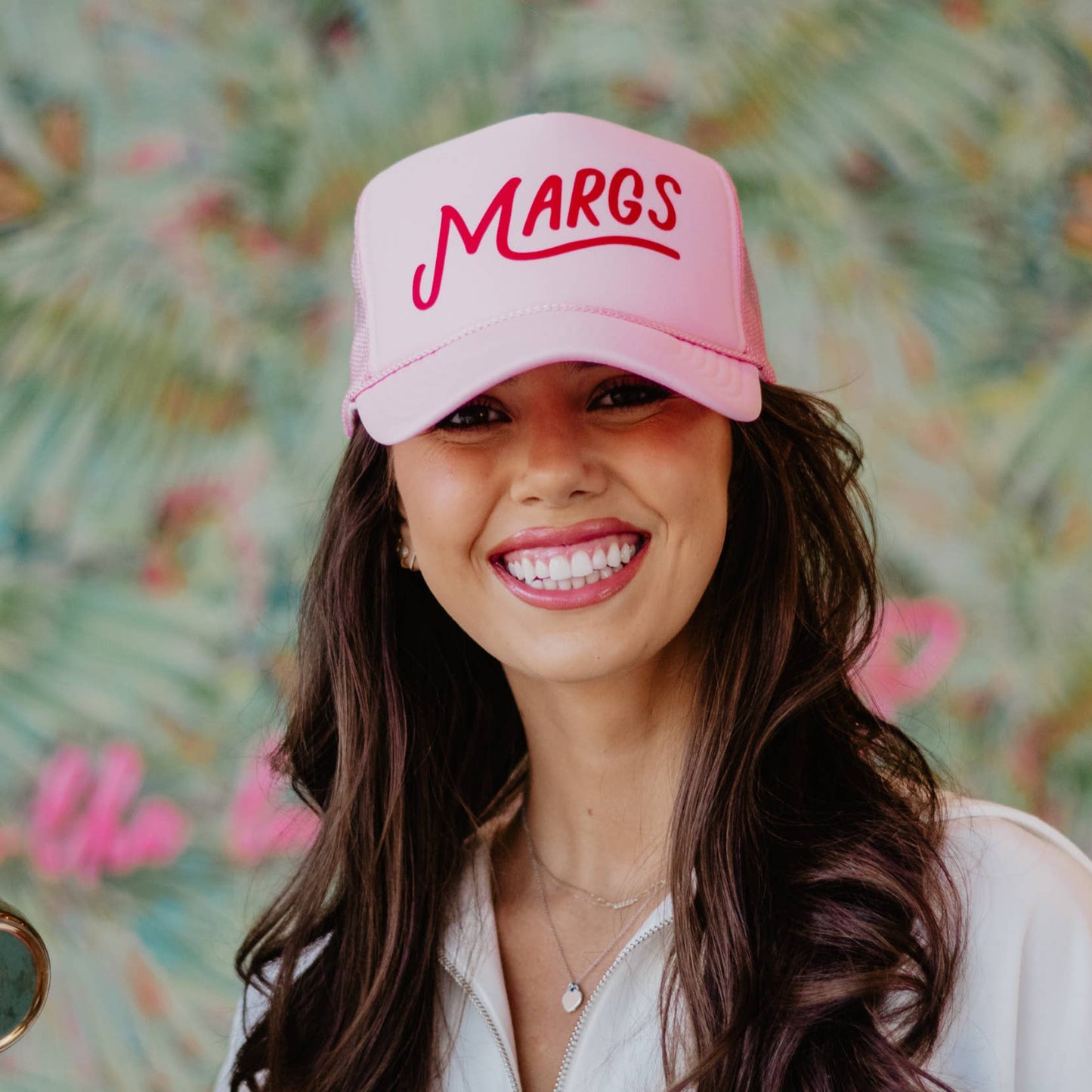 Katydid - Margs Foam Trucker Cap: Light Pink